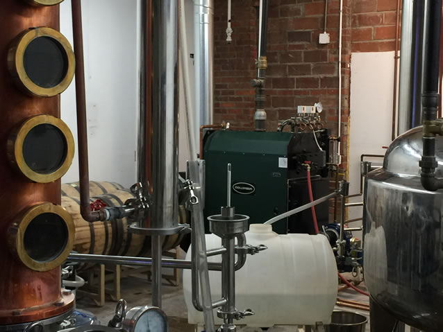 Their still with their Columbia low pressure steam boiler in the background.