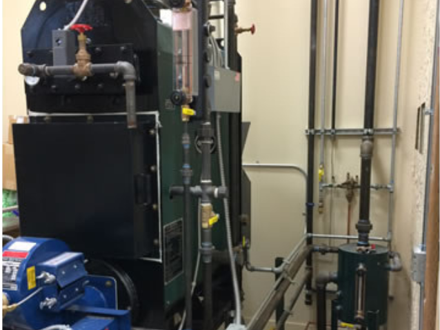 Behind the scenes, their MPH 15 "Distiller's Choice" boiler from Columbia Boiler will quietly produce decades of consistent low pressure steam.