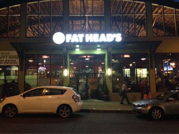 Another busy evening at Fat Head’s Brewery, Portland, Oregon.