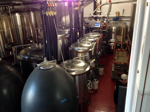 The brew house is up and running!