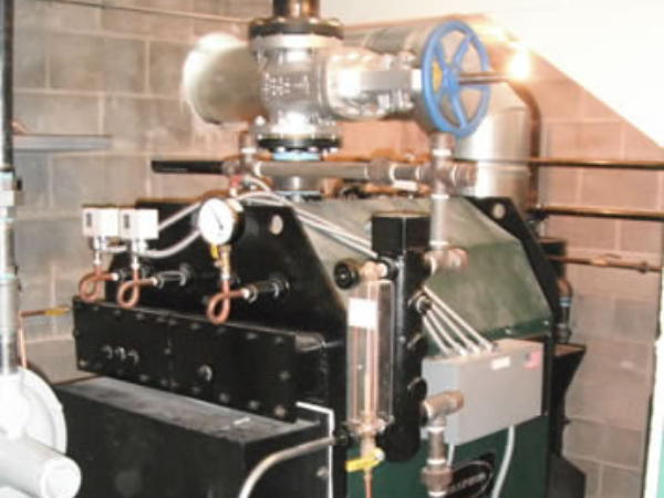 Their Columbia MPH 20, 20 HP low pressure steam boiler provides just the right amount of ever-so-consistent steam heat.