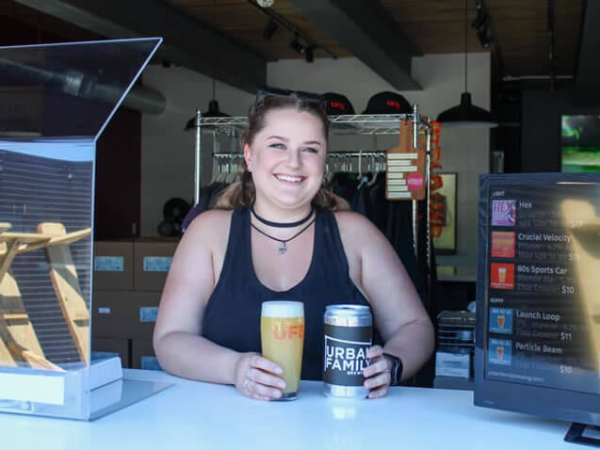 Get your beer in a glass, a bottle, a can, a crowler, a keg, or get a flight - friendly team members are standing by…
