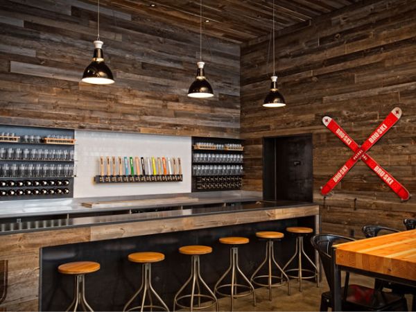 Dru Bru's tap room at Snoqualmie Pass. The perfect place to enjoy an ale after a day on the mountain.