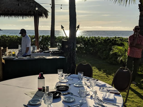 Who knew this view was around the corner! Perfect place for a swanky event, like the one tonight. The food here is award-winning, too!