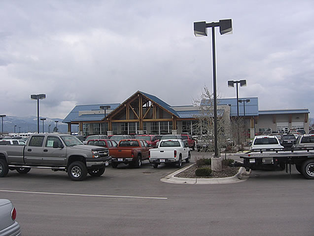 34,000 sq. ft. auto dealership and service facility with radiant floor heat heated with used oil from the service and lube shop.