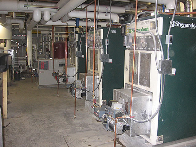Three boilers powered by waste oil from the service and lube shops save the company thousands every year in fuel costs and waste oil disposal fees.