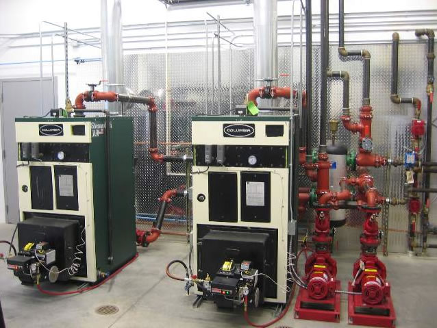 Two Columbia WL-60 boilers installed.