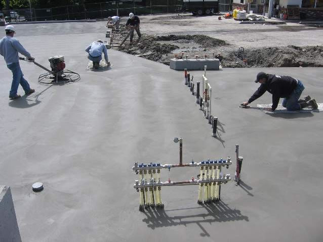 Radiant heat manifold.