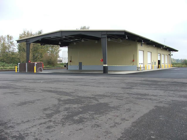 Radiant floor system. Columbia used oil fired boiler at right.